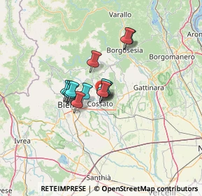 Mappa Villaggio Lorazzo, 13836 Cossato BI, Italia (8.06462)