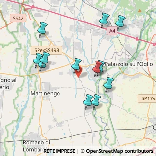 Mappa Zona Industriale, 24050 Palosco BG, Italia (3.9575)
