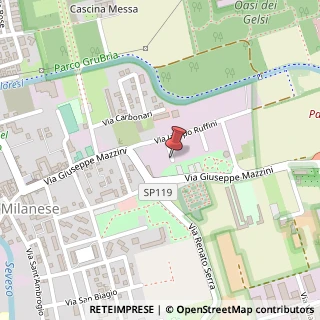Mappa Via Riccardo Rosati, 5, 20037 Paderno Dugnano, Milano (Lombardia)