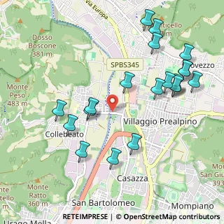 Mappa Via San Francesco, 25060 Collebeato BS, Italia (1.138)