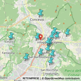 Mappa Via San Francesco, 25060 Collebeato BS, Italia (1.84429)