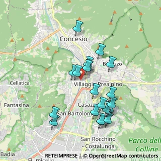 Mappa Via San Francesco, 25060 Collebeato BS, Italia (1.7925)