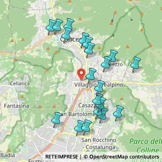 Mappa Via San Francesco, 25060 Collebeato BS, Italia (2.098)