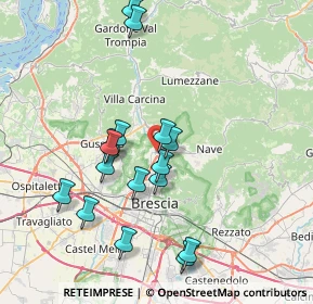 Mappa Via San Francesco, 25136 Brescia BS, Italia (7.31188)