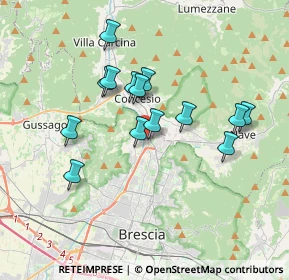 Mappa Via San Francesco, 25136 Brescia BS, Italia (3.13714)