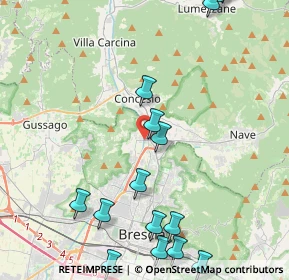 Mappa Via San Francesco, 25136 Brescia BS, Italia (5.62438)