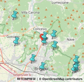 Mappa Via San Francesco, 25136 Brescia BS, Italia (4.95583)