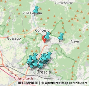 Mappa Via San Francesco, 25136 Brescia BS, Italia (4.09059)