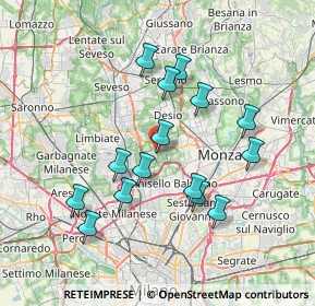 Mappa Via Guglielmo Oberdan, 20834 Nova Milanese MB, Italia (6.836)