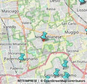 Mappa Via Guglielmo Oberdan, 20834 Nova Milanese MB, Italia (3.66667)