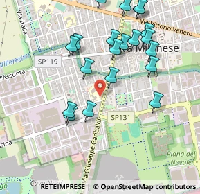 Mappa Via Guglielmo Oberdan, 20834 Nova Milanese MB, Italia (0.5205)