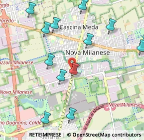 Mappa Via Guglielmo Oberdan, 20834 Nova Milanese MB, Italia (1.22923)