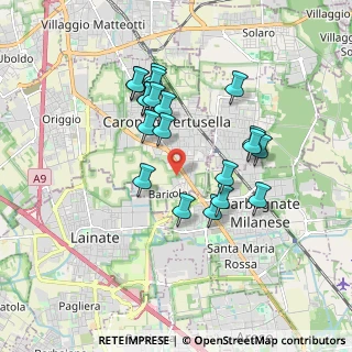 Mappa Via G. Bellini, 21042 Caronno Pertusella VA, Italia (1.6215)