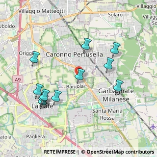 Mappa Via G. Bellini, 21042 Caronno Pertusella VA, Italia (2.0925)