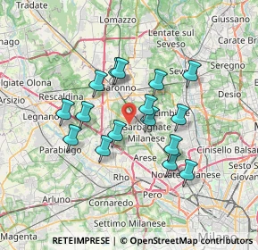 Mappa Via G. Bellini, 21042 Caronno Pertusella VA, Italia (5.82375)