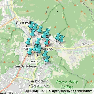Mappa Via Giuseppe Verdi, 25073 Bovezzo BS, Italia (1.26444)