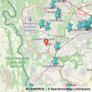 Mappa Via Francesco Baracca, 21015 Lonate Pozzolo VA, Italia (6.962)