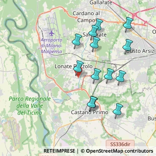 Mappa Via Francesco Baracca, 21015 Lonate Pozzolo VA, Italia (4.03923)