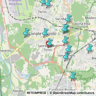 Mappa Via Francesco Baracca, 21015 Lonate Pozzolo VA, Italia (2.25231)