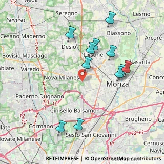 Mappa Via Varese, 20835 Muggiò MB, Italia (4.03636)