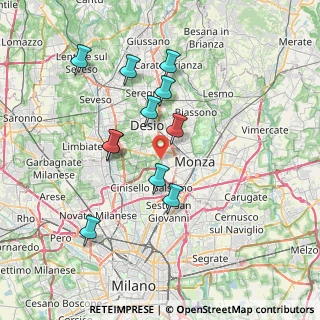 Mappa Via Varese, 20835 Muggiò MB, Italia (6.79182)