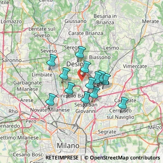 Mappa Via Varese, 20835 Muggiò MB, Italia (5.03154)