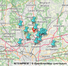 Mappa Via Varese, 20835 Muggiò MB, Italia (5.03154)