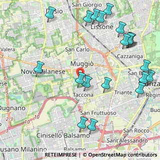Mappa Via Varese, 20835 Muggiò MB, Italia (2.7585)