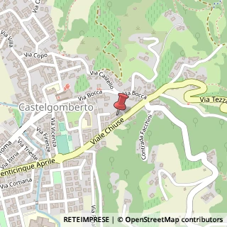 Mappa Via degli Alpini, 1, 36070 Castelgomberto, Vicenza (Veneto)
