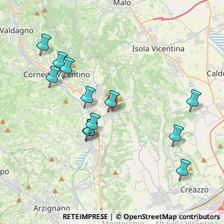 Mappa Via degli Alpini, 36070 Castelgomberto VI, Italia (4.27417)