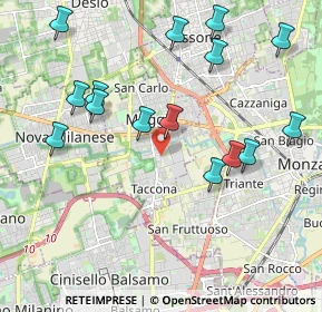 Mappa Via Bergamo, 20835 Muggiò MB, Italia (2.20867)