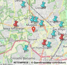 Mappa Via Bergamo, 20835 Muggiò MB, Italia (2.26231)