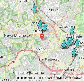 Mappa Via Bergamo, 20835 Muggiò MB, Italia (2.36727)