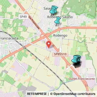 Mappa Via Ghidini Faustino, 25050 Rodengo-Saiano BS, Italia (1.378)