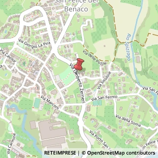Mappa Via Umberto Zerneri,  18, 25010 San Felice del Benaco, Brescia (Lombardia)