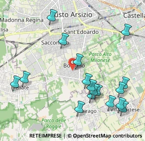 Mappa Via XXIV Maggio angolo viale della Ricordanza Borsano, 21052 Busto Arsizio VA, Italia (2.35471)