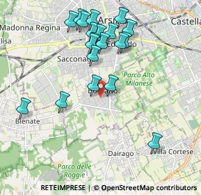 Mappa Via XXIV Maggio angolo viale della Ricordanza Borsano, 21052 Busto Arsizio VA, Italia (2.0065)