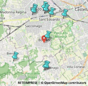 Mappa Via XXIV Maggio angolo viale della Ricordanza Borsano, 21052 Busto Arsizio VA, Italia (2.40455)