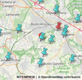 Mappa Via XXIV Maggio angolo viale della Ricordanza Borsano, 21052 Busto Arsizio VA, Italia (5.87611)