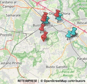 Mappa Via XXIV Maggio angolo viale della Ricordanza Borsano, 21052 Busto Arsizio VA, Italia (3.52462)