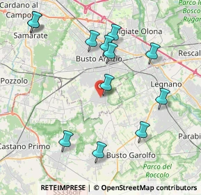 Mappa Via XXIV Maggio angolo viale della Ricordanza Borsano, 21052 Busto Arsizio VA, Italia (4.32667)