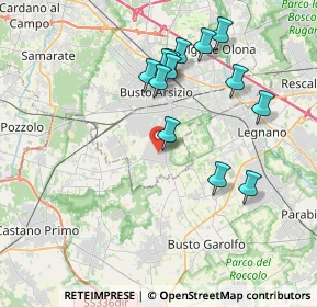 Mappa Via XXIV Maggio angolo viale della Ricordanza Borsano, 21052 Busto Arsizio VA, Italia (3.70154)