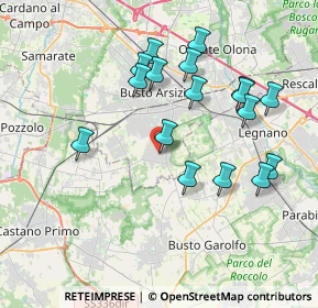 Mappa Via XXIV Maggio angolo viale della Ricordanza Borsano, 21052 Busto Arsizio VA, Italia (3.74059)