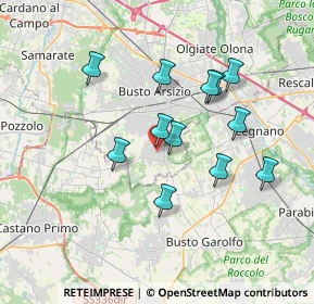 Mappa Via XXIV Maggio angolo viale della Ricordanza Borsano, 21052 Busto Arsizio VA, Italia (3.16417)