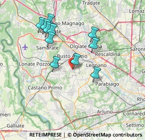 Mappa Via XXIV Maggio angolo viale della Ricordanza Borsano, 21052 Busto Arsizio VA, Italia (7.00455)