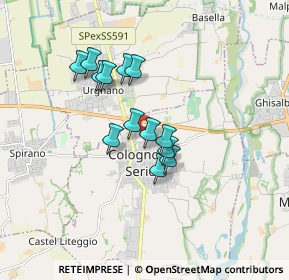 Mappa Via Don Battista Persico, 24055 Cologno Al Serio BG, Italia (1.29)