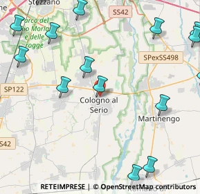 Mappa Via Don Battista Persico, 24055 Cologno Al Serio BG, Italia (6.6615)