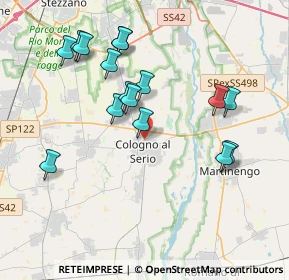 Mappa Via Don Battista Persico, 24055 Cologno Al Serio BG, Italia (3.7975)