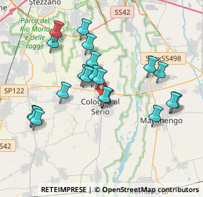 Mappa Via Don Battista Persico, 24055 Cologno Al Serio BG, Italia (3.589)