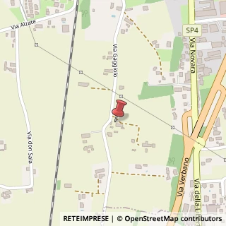 Mappa Via Gaggiolo, 101, 28047 Oleggio, Novara (Piemonte)